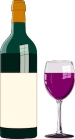 Wine and glass
