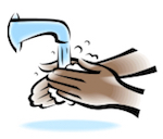 washing hands