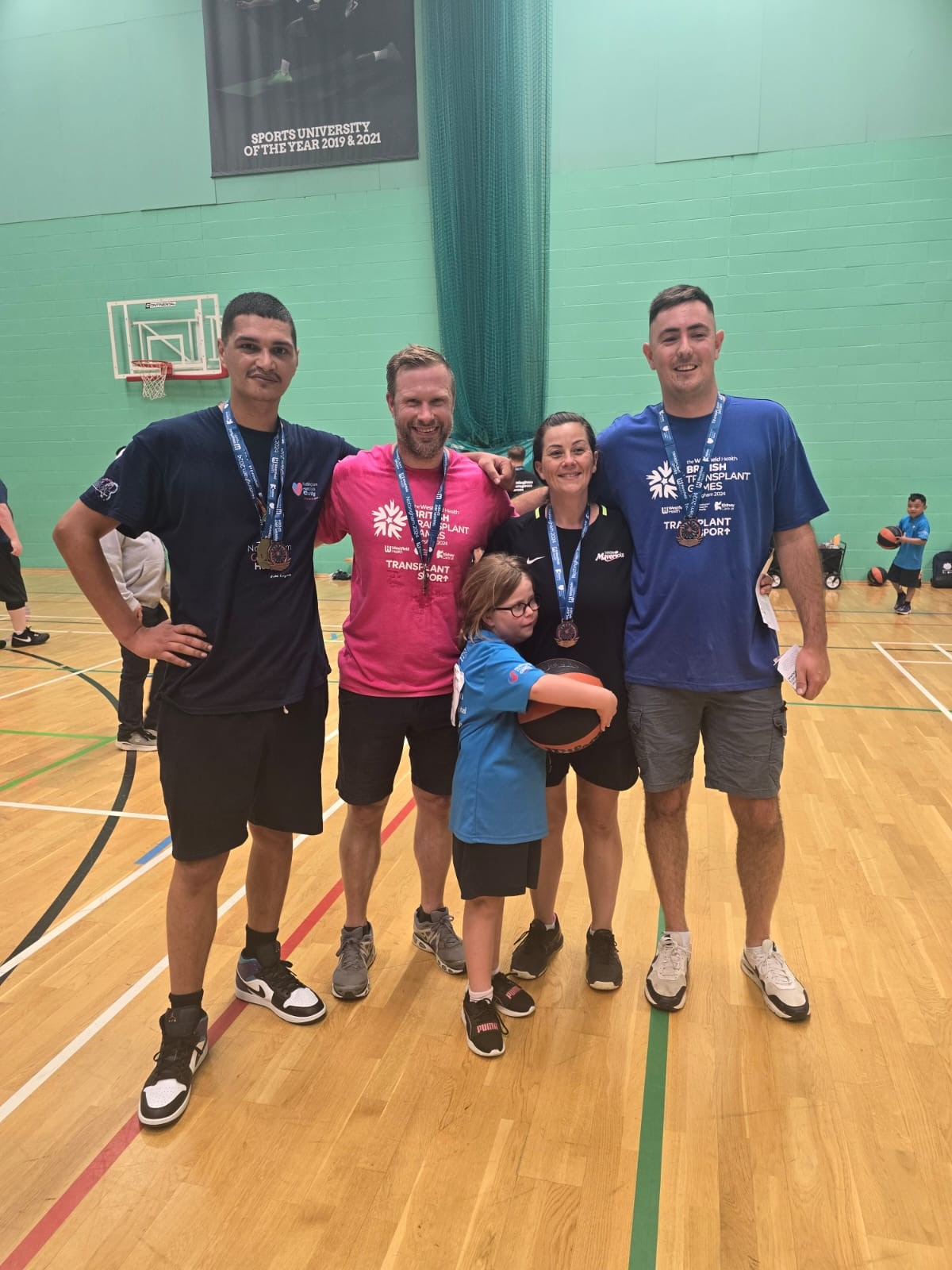 Live donor basketball team