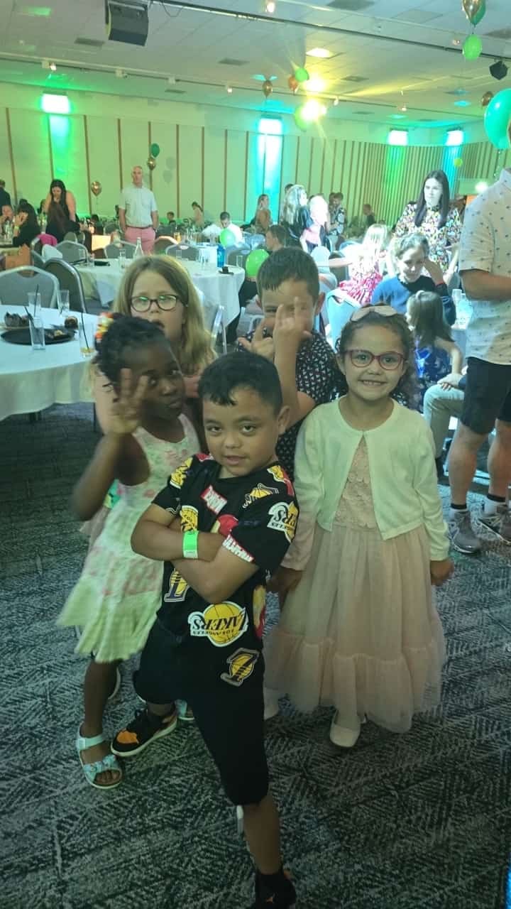 Younger children at celebration party