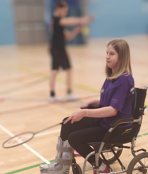 wheelchair badminton